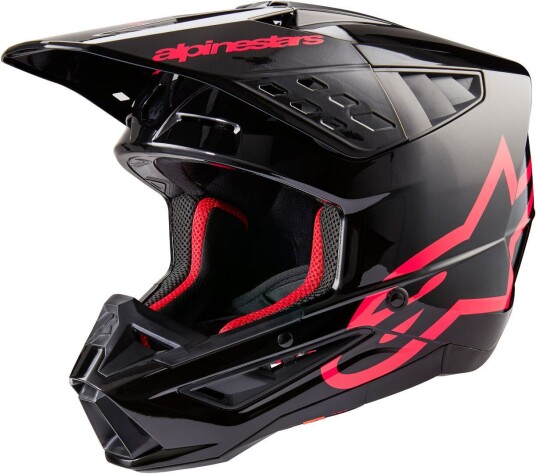 Alpinestars S-M5 Corp 2024 Motocross Hjelm 2XL Svart Rosa