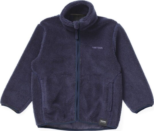 Tretorn Juniors' Farhult Pile Jacket 110/116, Insignia Blue