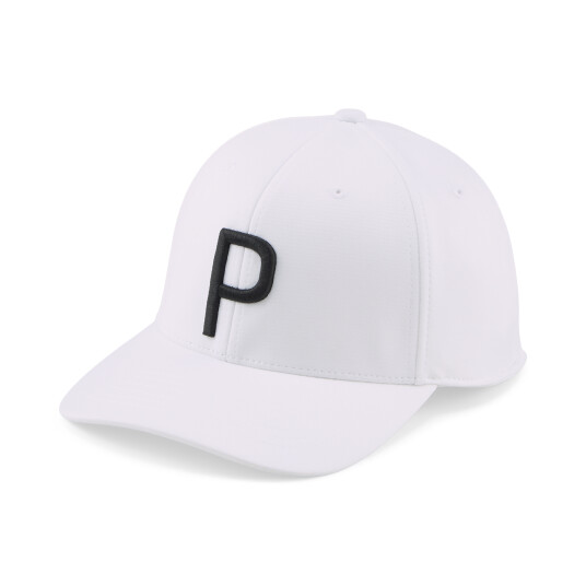 Puma P 110 Cap, golfcaps herre OSFA White Glow-puma Blac