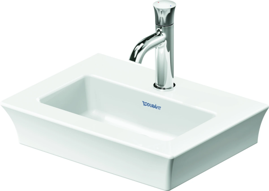 Duravit White Tulip Møbelservant 450x330 mm, 1 bl.hull, u/o.l, Hvit