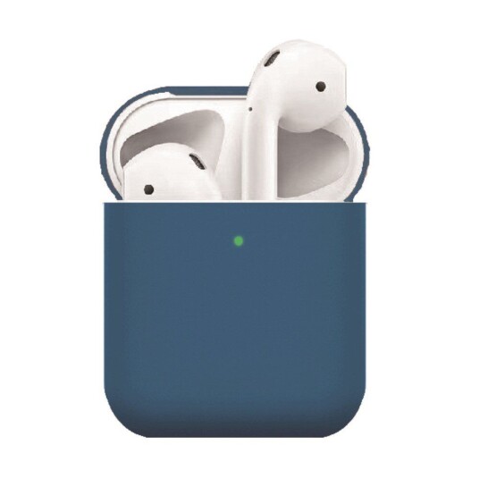 INCOVER Apple AirPods (1. & 2. gen.) Tynt Silikondeksel Mørk Blå