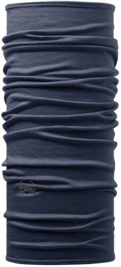 Buff Hals Lightweight Merino Wool Solid Denim