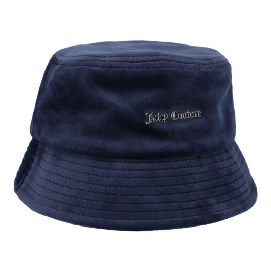 Juicy Couture Ellie Velor Bucket Hat - Night Sky Blå