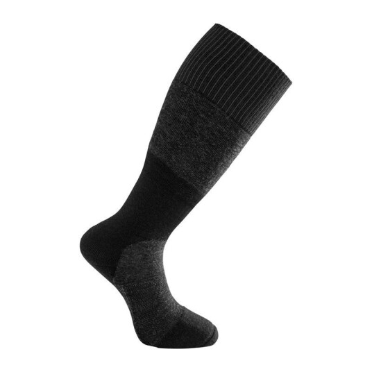 Woolpower Skilled 400 Knee High Socks Black/Dark Grey Black/Dark Grey 45-48