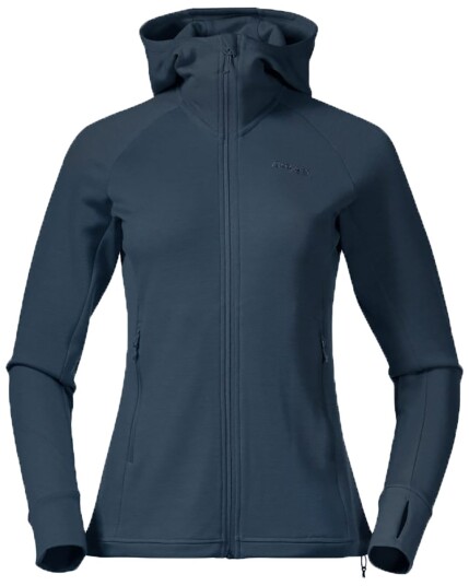 Bergans Ulstein Wool Hood Jacket W Orion Blue (Storlek XL)