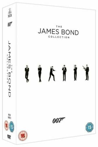 The James Bond Collection DVD 2017 Sean Connery, Young DIR cert 15 24 discs Englist Brand New