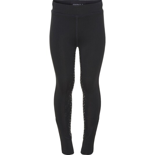 Equipage EQ kids Dai ridetights Helskinn (barn) Svart, (104)