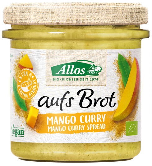 Allos Smørepålegg Aufs Brot Mango Karry Ø 140g