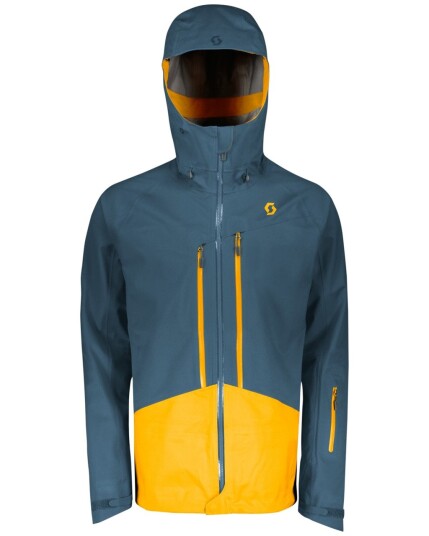 Scott Explorair 3L Jacket M Nightfall Blue/Harvest Yellow (Storlek L)