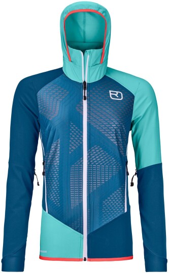 Ortovox Col Becchei Jacket Dame Petrol Blue S