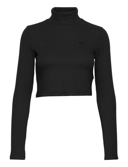 Adidas Originals Cropped Rib Longsleeve Black 40 42 44 46 48