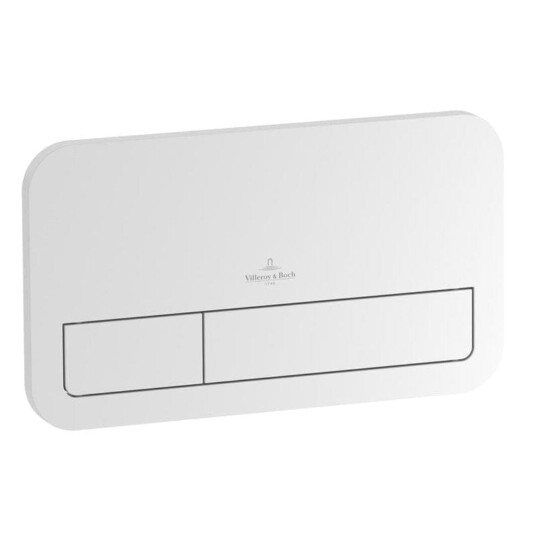 VILLEROY & BOCH VICONNECT E100 TRYKKPLATE HVIT