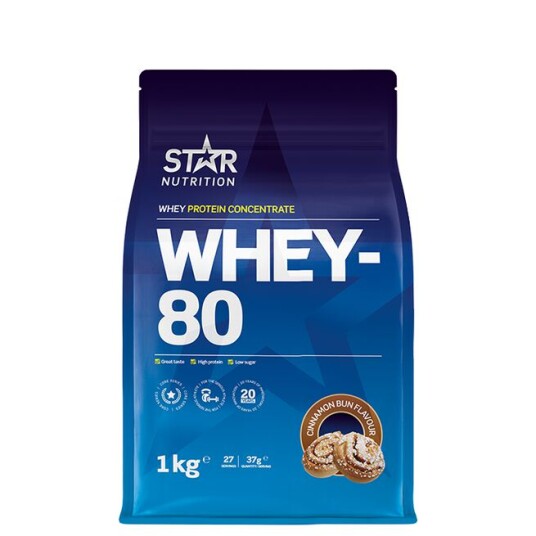 Star Nutrition Whey-80 Cinnamon Bun 1kg