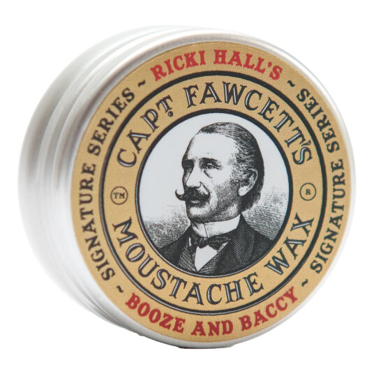 Captain Fawcett Moustache Wax Ricky Hall's Booze & Baccy 15 ml