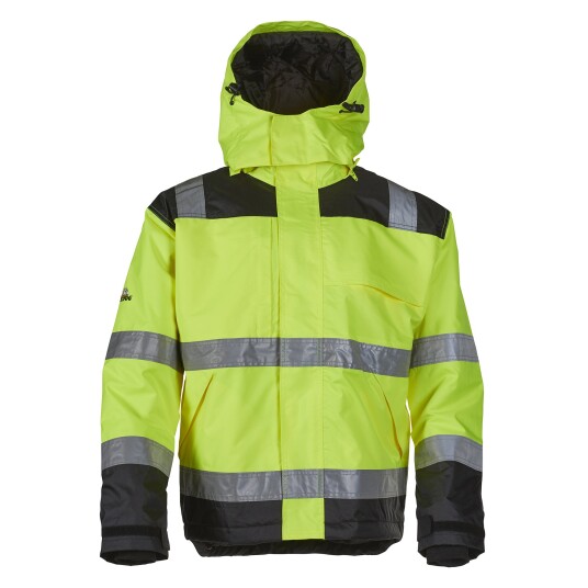 Bulldog 5750 Hi-Vis Quilted Jacket, Yellow/Black, 1 Piece, SBD-5750-1 XXL