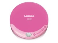 Lenco CD-011, 190 g, Rosa, Bærbar CD-spiller