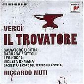 MediaTronixs Riccardo Muti : Verdi: Il Trovatore - The Sony Opera Hou CD Pre-Owned