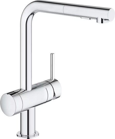 Grohe Minta blandebatteri med L-kran og ventil for oppvaskmaskin (krom)