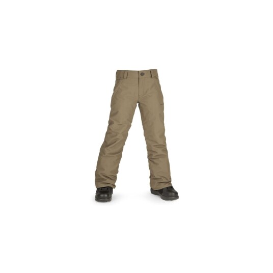 Volcom Freakin Chino Youth Ins Pant Dark Teak - XS/6år