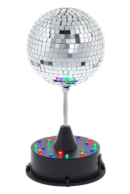 EuroLite LED Mirror Ball 13cm with Base