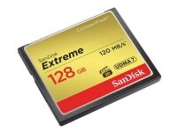 SanDisk Extreme - Flashminnekort - 128 GB - 567x - CompactFlash