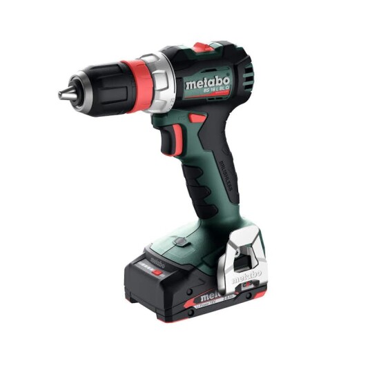 Batteridrill Metabo BS 18 L BL Quick 2X2,0AH MetaBox med Batteri og Lader