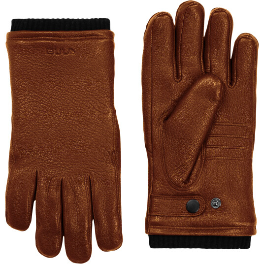 Bula Leather Gloves, skinnhansker unisex M COGNAC