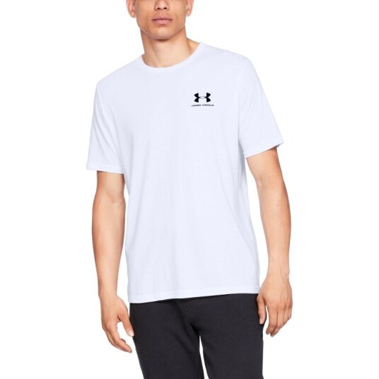 Under Armour Men's Sportstyle Left Chest Shortsleeve Hvit L Man