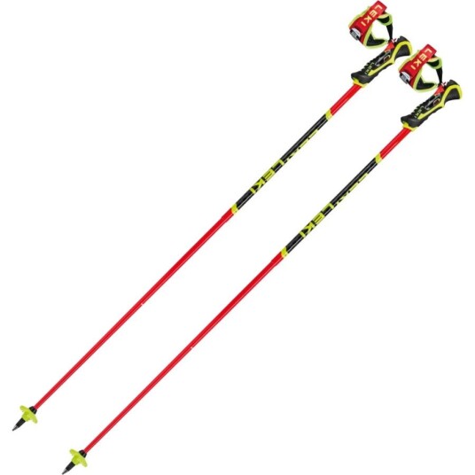 Leki Venom SL 3D, Skistave, Neonpink 110cm