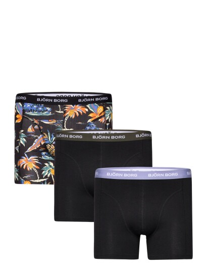 Björn Borg Cotton Stretch Boxer 3P Black Björn Borg MULTIPACK 4 S , M , L , XL