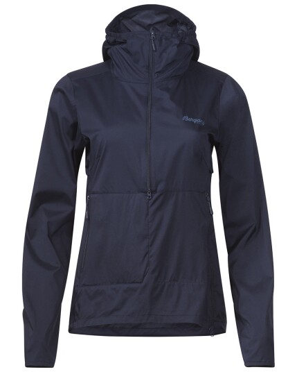 Bergans Fl?yen Anorak W Dark Navy/Dark Steel Blue (Storlek L)