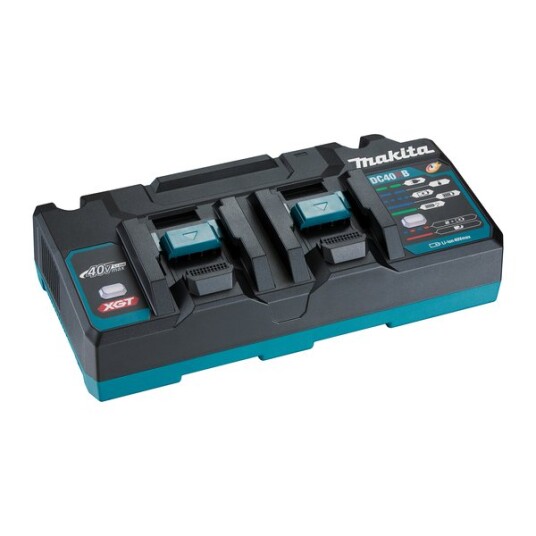 Makita Batterilader 40v 191n09-8 xgt dc40rb 2 batterier