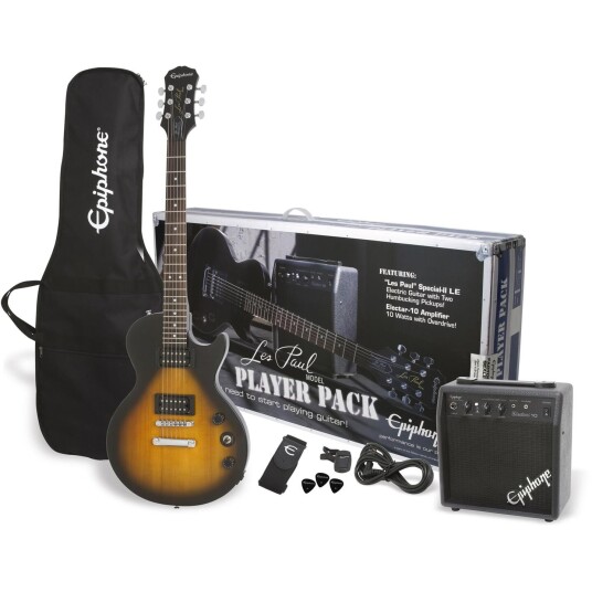 Epiphone Les Paul Player Pack Vintage Sunburst