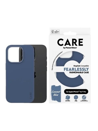 CARE by PanzerGlass Case Fashion Blue MagSafe iPhone 16 Pro