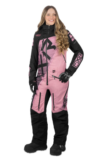 FXR Overall  CX F.A.S.T Fôret Dame Svart-Dusty Rose