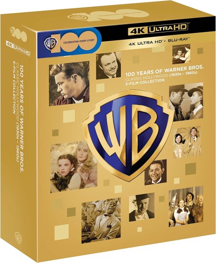 100 Years Of Warner Bros.  Classic Hollywood (1930s1960s) 5Film Collection