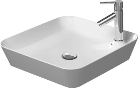 Duravit Cap Cod Toppmontert servant 460x460 mm, m/1 blanderhull, Wondergliss