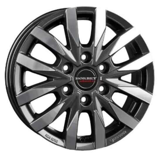 Borbet Cw6 Anthracite Dark  Polished 7.5x18 6x139 ET47 B93