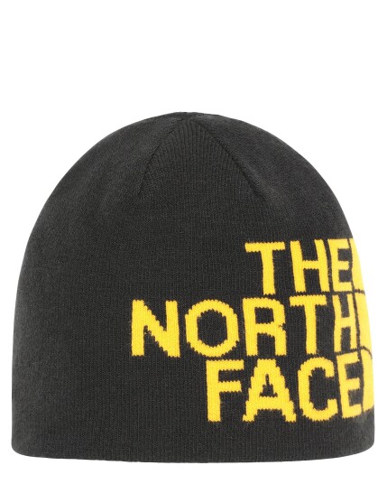 The North Face Reversible TNF Banner Beanie TNF Black/Summit Gold