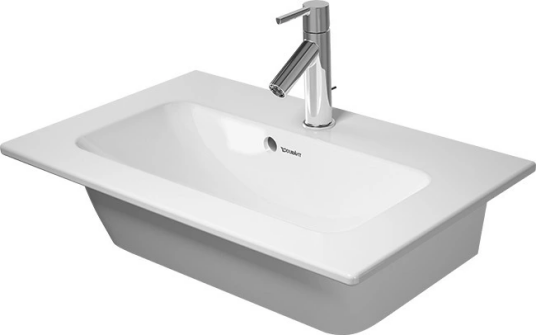 Duravit Me By Starck Compact Møbelser. 630x400 mm, u/bl.hull, m/o.l, Hvit m/WG