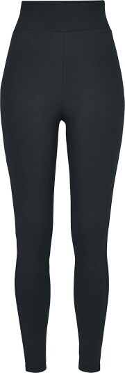 Urban Classics Leggings - Ladies High Waist Leggings - XS til 5XL - Damer - svart