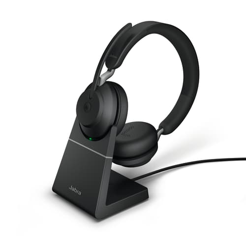 Jabra Evolve2 65 Ms (incl. Stand) Hodesett Usb-a Microsoft Teams Stereo Svart