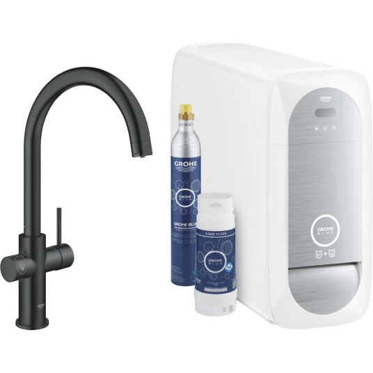 GROHE BLUE HOME C-TUT STARTSETT MATT SORT