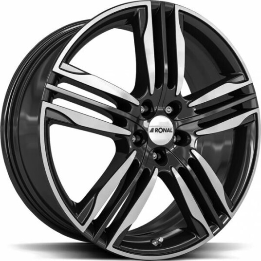 Ronal R58 Black Front Cut 8x20 5x114.3 ET40 B82