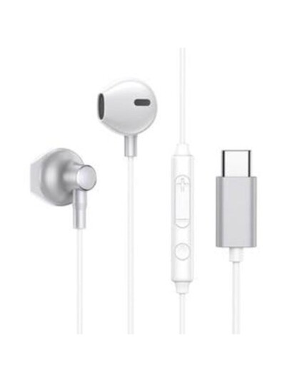 Joyroom JR-EC03 Wired Earphones USB C (Silver)