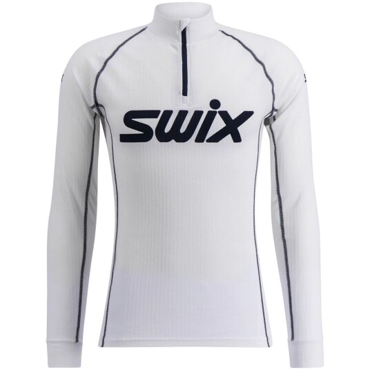 Swix Racex Classic Half Zip M Bright White/ Dark Navy S