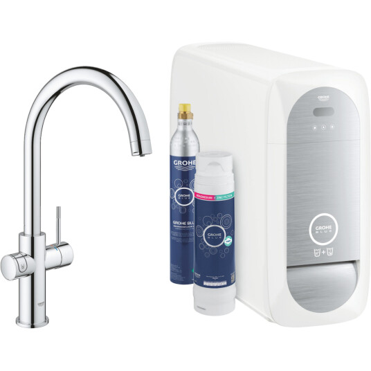 GROHE BLUE HOME C-TUT STARTSETT KROM