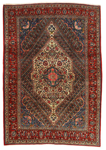 Håndknyttet. Opphav: Persia / Iran Håndknyttet Bakhtiar Collectible Teppe 214X303 Persisk Ullteppe Brun/Rød Teppe