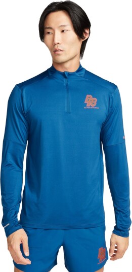 Nike Dri-FIT Element Running Energy 1/2-Zip Herre Court Blue/Safety Orange/Safety Orange XL