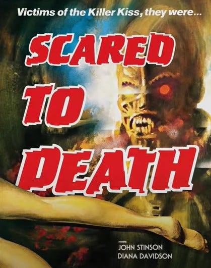 Scared To Death (1980) / Skremt Til Døden